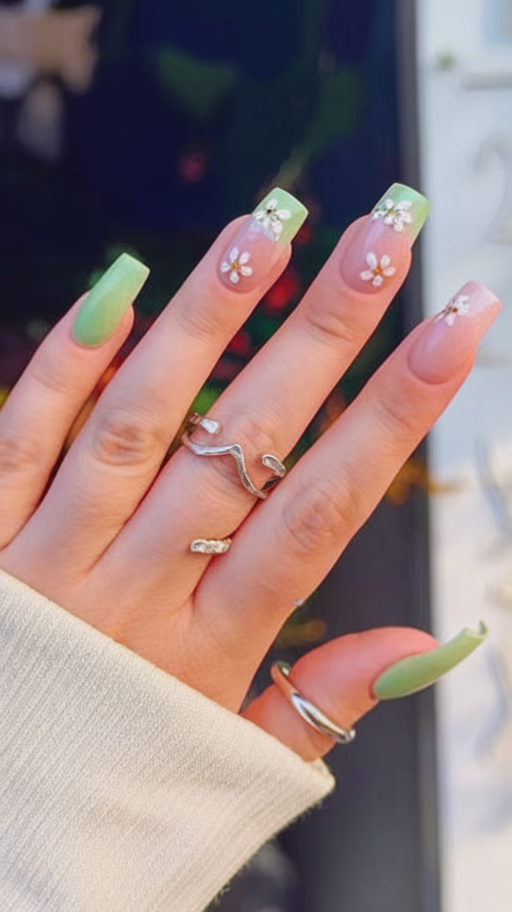 Green Spring Nails Ideas 2025 – Trendy Designs for March & Beyond