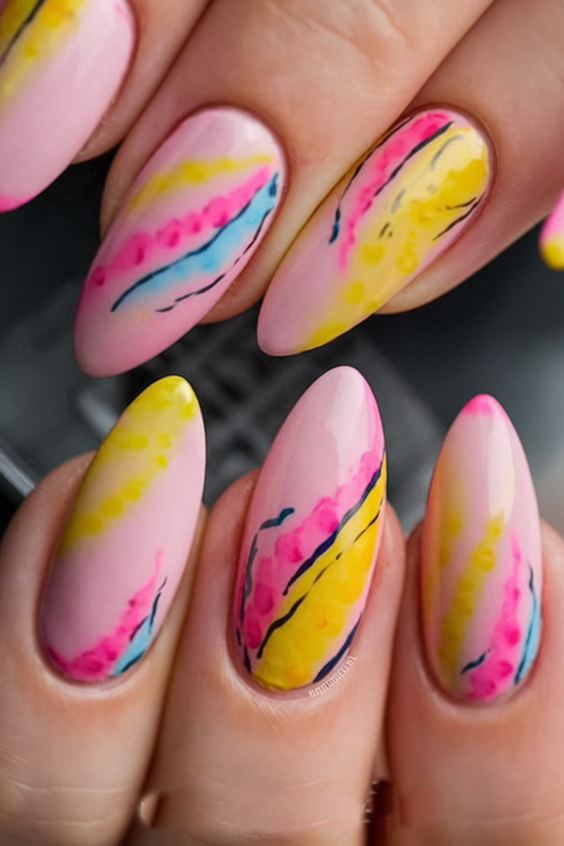 Spring Acrylic Nails Ideas 2025 – Trendy Designs, Colors & Styles