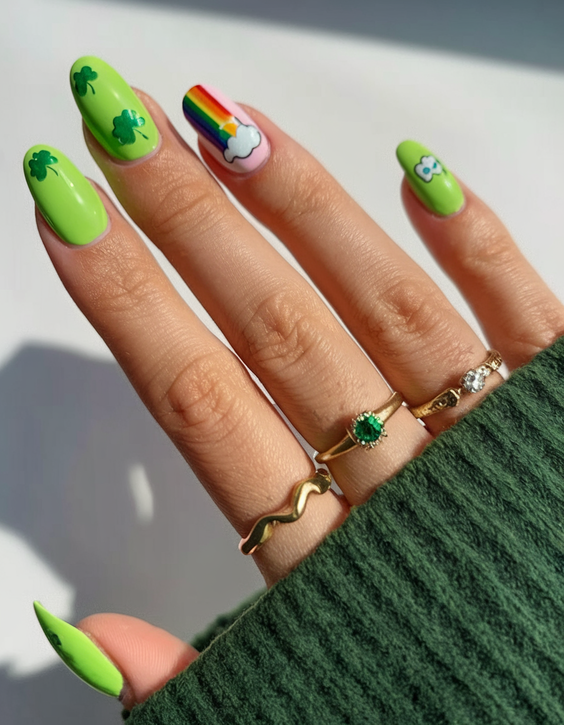 Green Spring Nails Ideas 2025 – Trendy Designs for March & Beyond