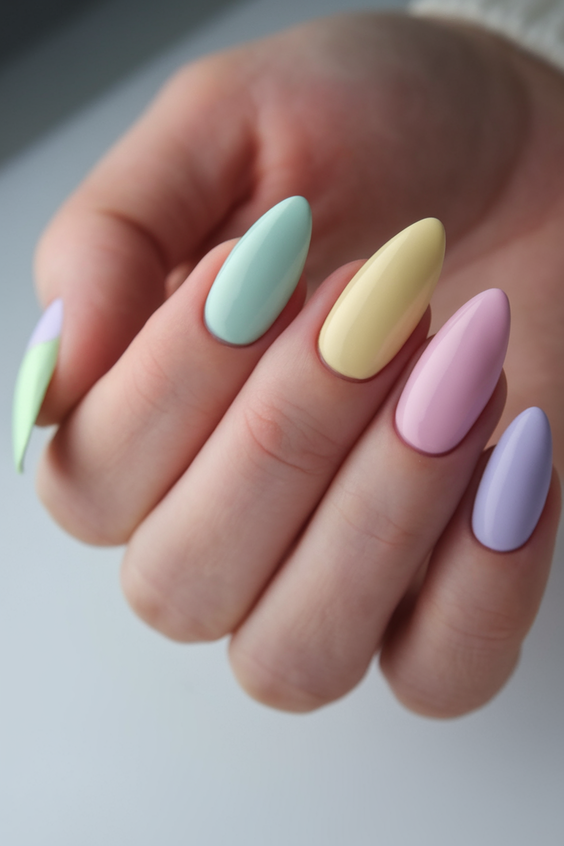 Easter Nails Color Ideas 2025 – Pastel, Floral & Egg-Inspired Designs