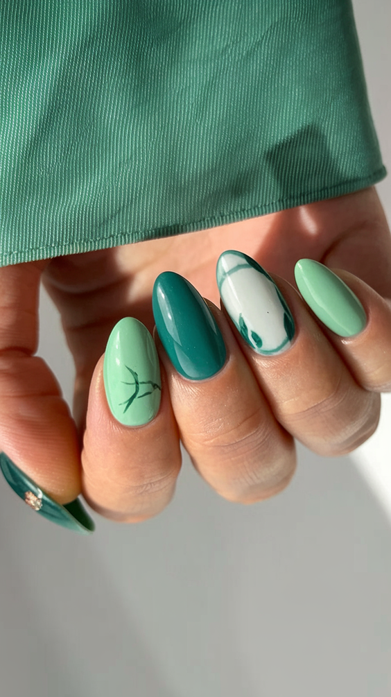 Green Spring Nails Ideas 2025 – Trendy Designs for March & Beyond