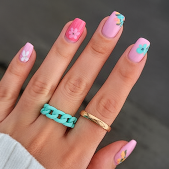 Easter Nails Color Ideas 2025 – Pastel, Floral & Egg-Inspired Designs