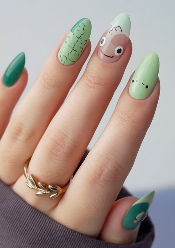 Green Spring Nails Ideas 2025 – Trendy Designs for March & Beyond