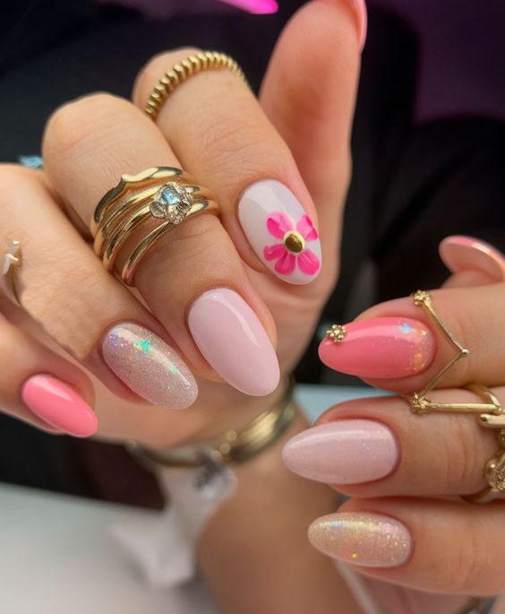 Almond Spring Nail Ideas 2025 – Trendy & Elegant Designs for March