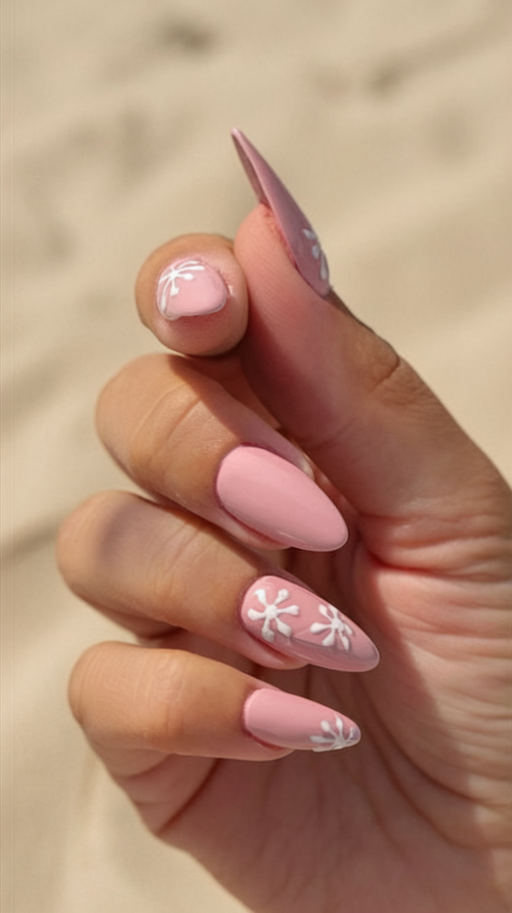 Spring Nude Nails 2025: Trendy Almond & Short Square Styles