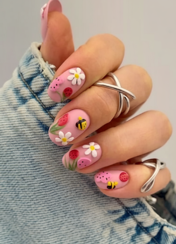 Spring Floral Nails 2025: Trendy Designs for Every Shape & Length