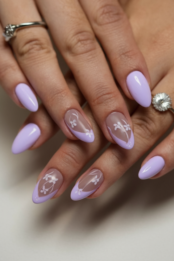 Explore Top Spring Summer Nails Ideas 2025: Pink Florals and Bunny Themes.