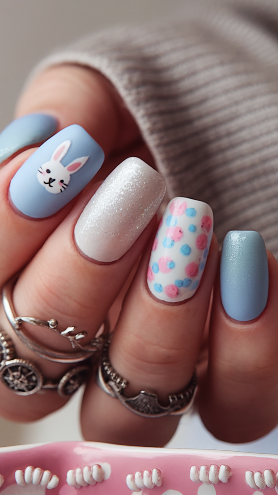 Easter Nails Ideas 2025: Cute Bunny & Pastel Designs for Spring