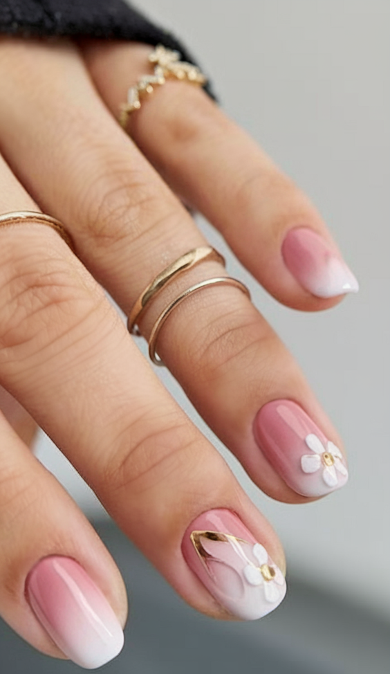 Spring Nude Nails 2025: Trendy Almond & Short Square Styles