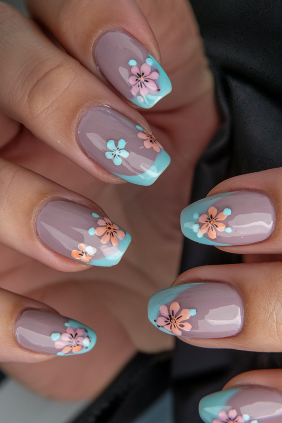 Cute Spring Break Nails 2025 – Fun & Bright Acrylic Designs