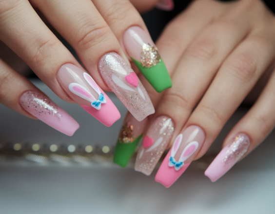 Cute Easter Nail Art Ideas 2025: Adorable Pastel & Bunny Designs