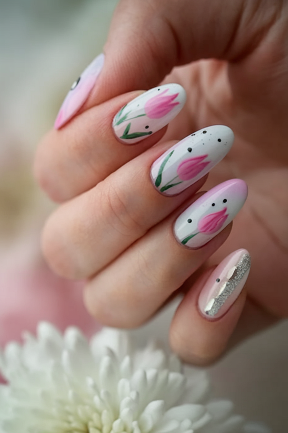 Elegant Spring Nails Ideas 2025: Pastel, Ombre & Floral Trends