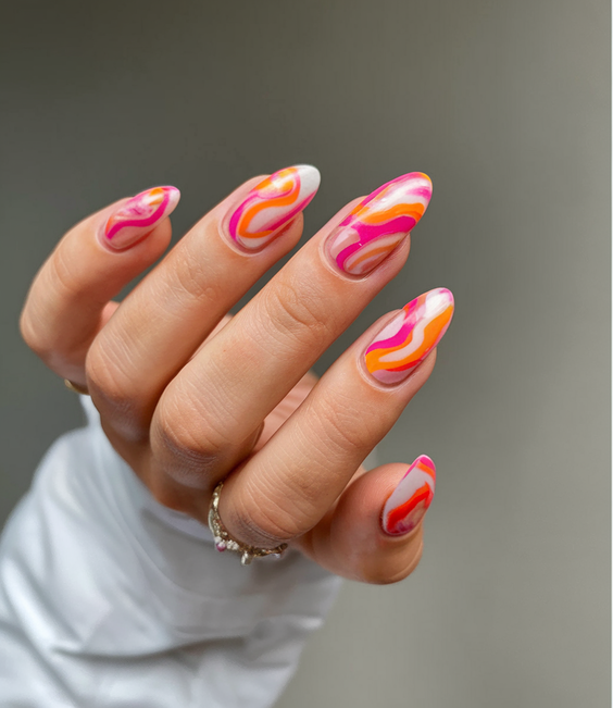 Cute Spring Break Nails 2025 – Fun & Bright Acrylic Designs