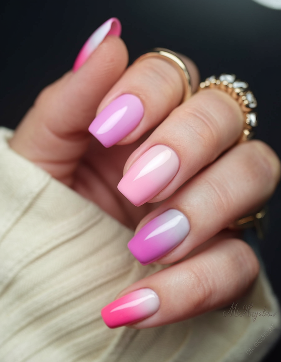 Spring Ombre Nails Ideas 2025 – Trendy, Minimal & Bold Designs