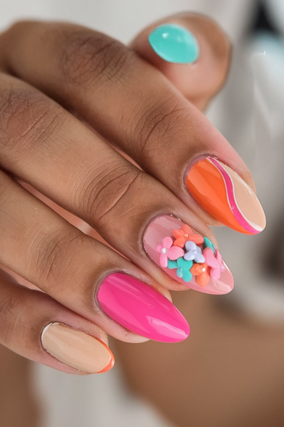 Spring 2025 Nail Inspo: Trendy Floral & Bold Designs