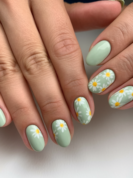 Green Spring Nails Ideas 2025 – Trendy Designs for March & Beyond