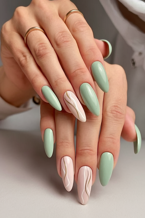 Green Spring Nails Ideas 2025 – Trendy Designs for March & Beyond