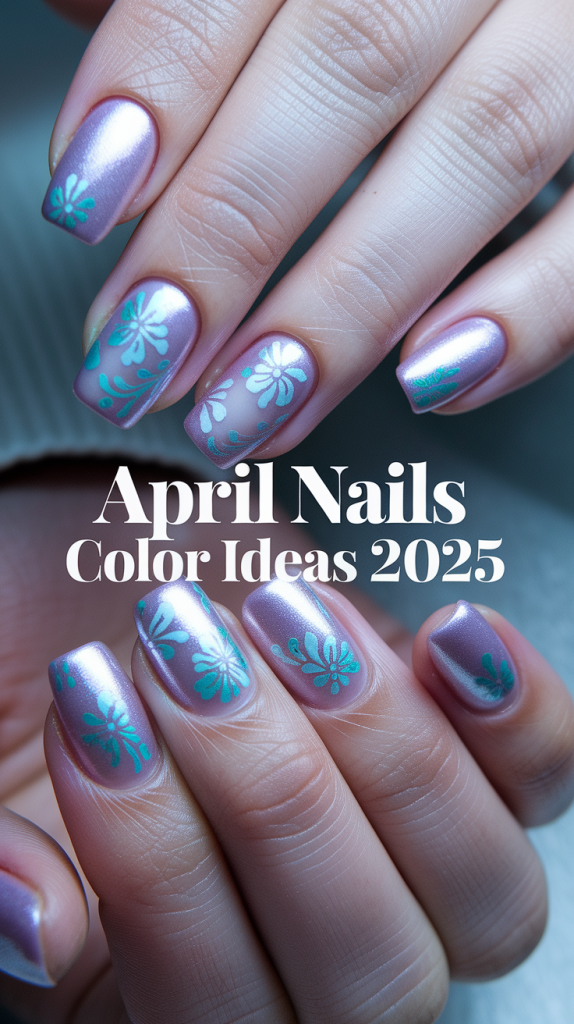 April Nails Color Ideas 2025 – Trendy Short, Solid, and Pastel Designs