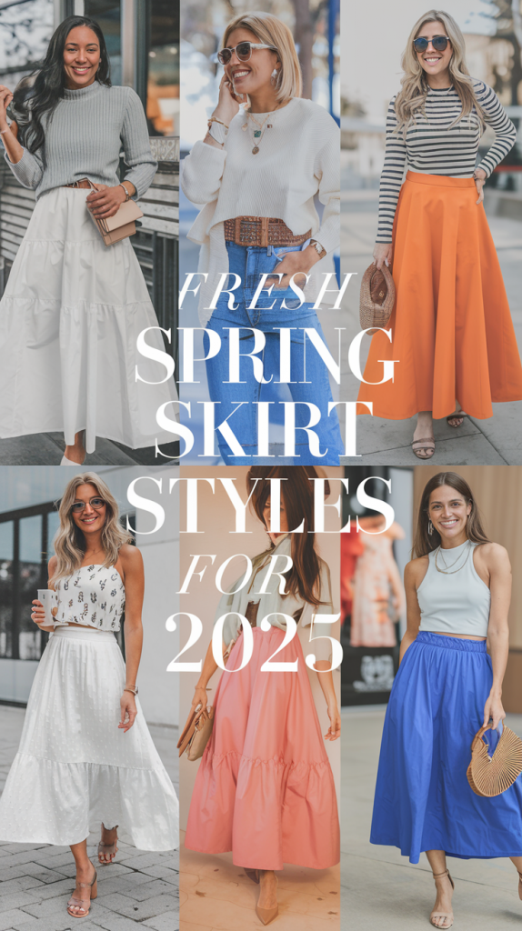 Spring Skirt Outfits 2025: Trendy Looks for Effortless Chic