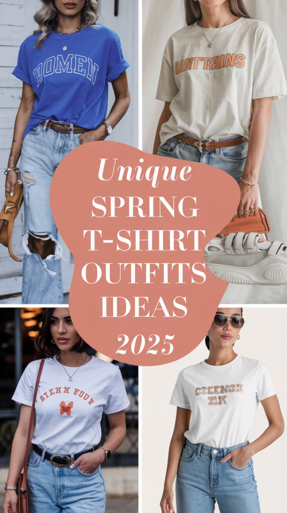 Refresh Your Wardrobe: Spring T-Shirt Outfits Ideas 2025 for Every Style