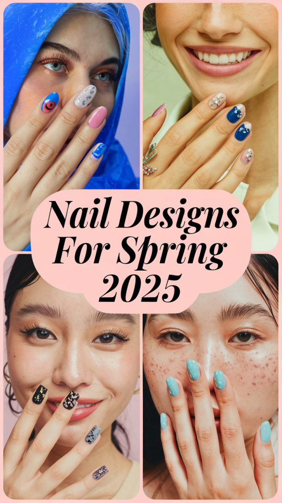 Cute Spring Break Nails 2025 – Fun & Bright Acrylic Designs