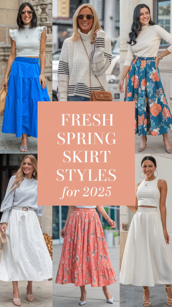 Spring Skirt Outfits 2025: Trendy Looks for Effortless Chic