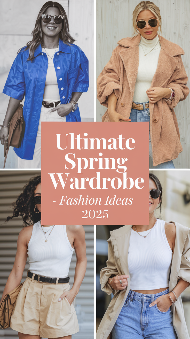 Spring Time Outfits Spring Wardrobe - Fashion Ideas 2025: Chic Outfits for Effortless Style