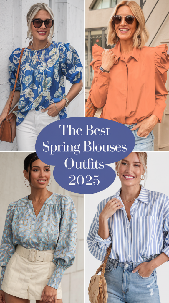 Spring Blouses Outfits 2025: The Best Trendy Looks for the Season