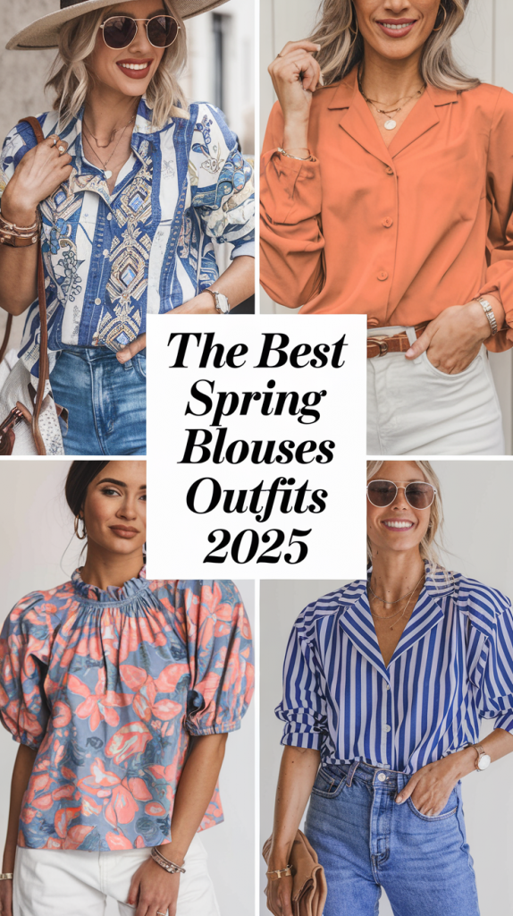 Spring Blouses Outfits 2025: The Best Trendy Looks for the Season