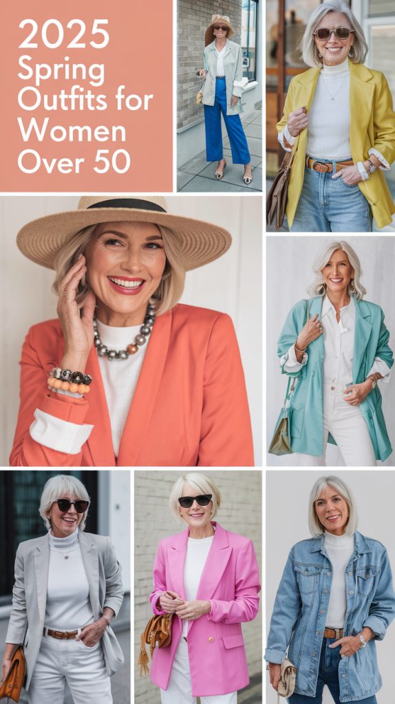 Spring Outfits for Women Over 50 – 2025 Trends in Casual Chic Fashion