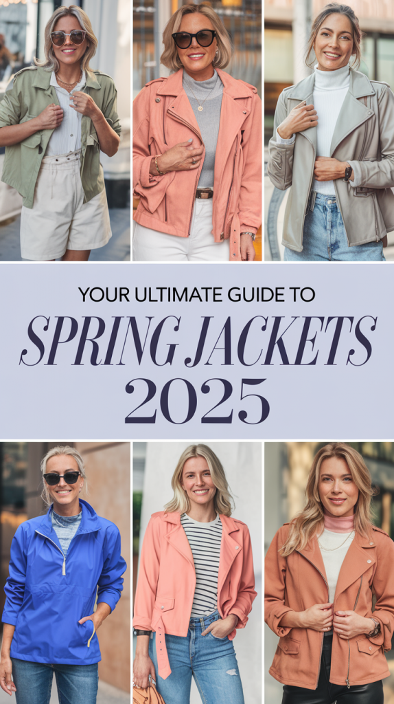 Spring Jacket Ideas 2025: Stylish Suede, Denim & Blazers for the Season