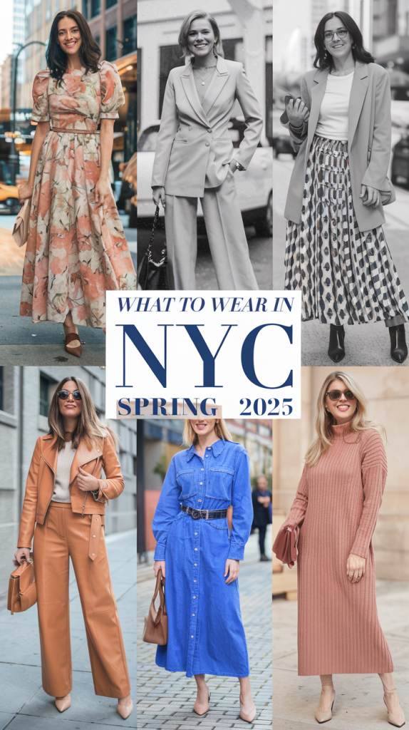 Spring NYC Outfits for Women 2025 | Chic Brunch & Business Casual Looks