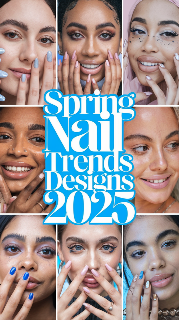 Spring Nails Colors Ideas 2025: Trendy Almond, Square & Coffin Styles