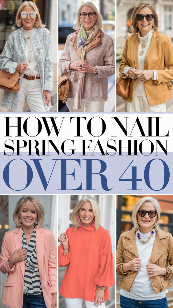 Timeless Spring Outfit Ideas for Women Over 40 – 2025