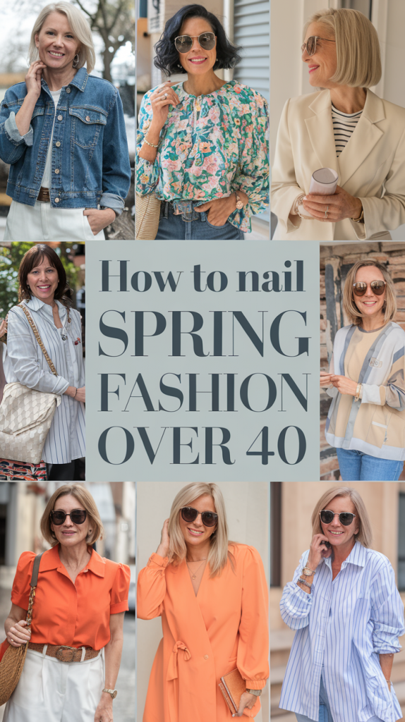 Timeless Spring Outfit Ideas for Women Over 40 – 2025