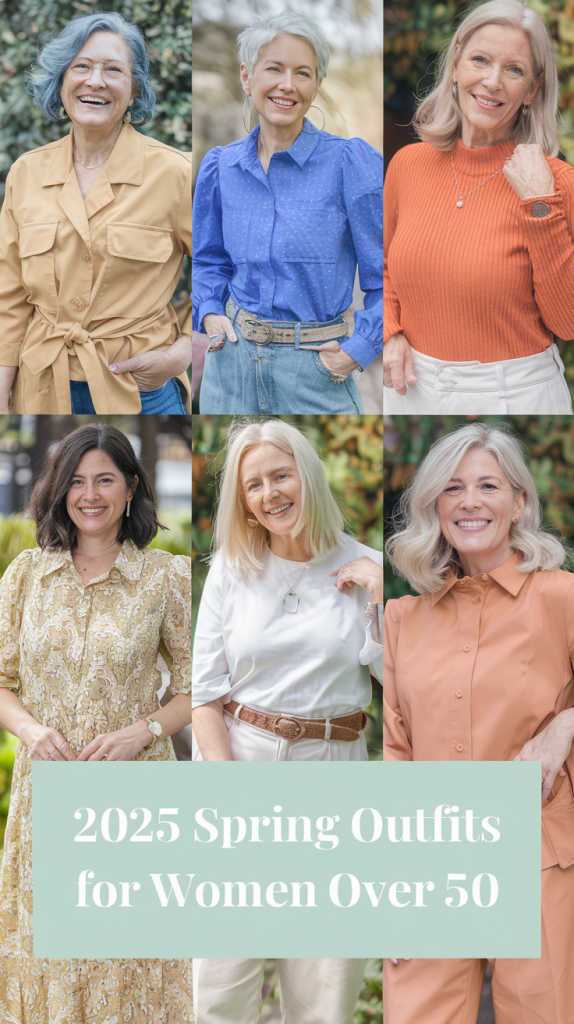 Spring Outfits for Women Over 50 – 2025 Trends in Casual Chic Fashion