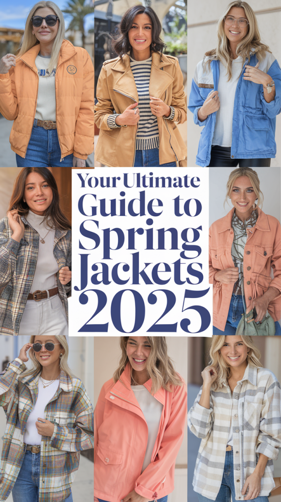 Spring Jacket Ideas 2025: Stylish Suede, Denim & Blazers for the Season