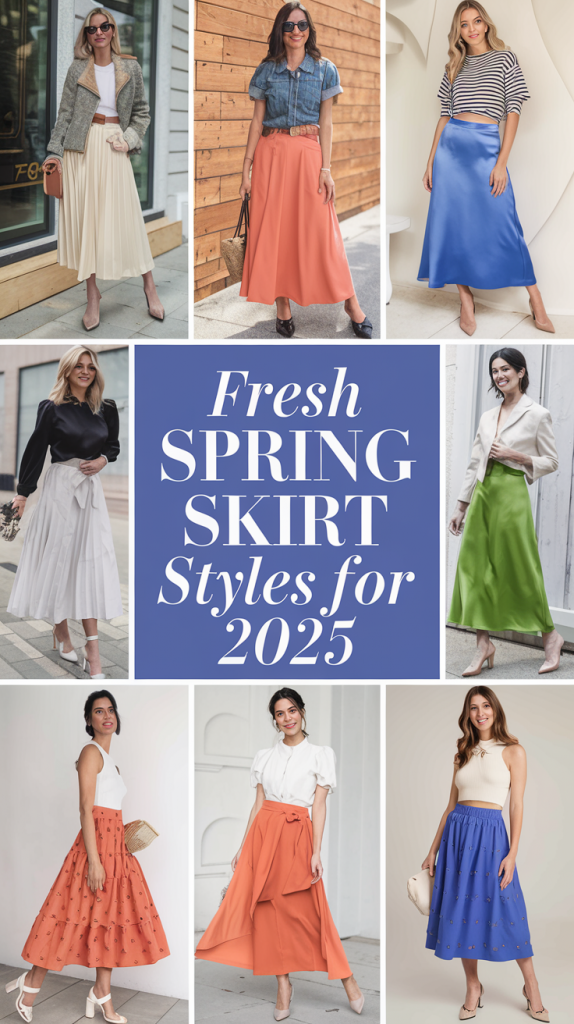 Spring Skirt Outfits 2025: Trendy Looks for Effortless Chic