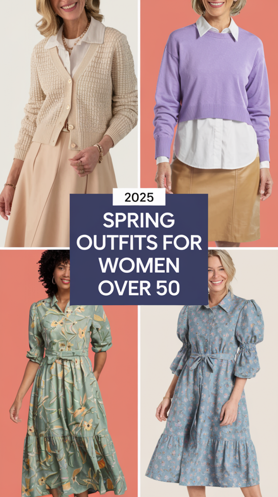 Spring Outfits for Women Over 50 – 2025 Trends in Casual Chic Fashion