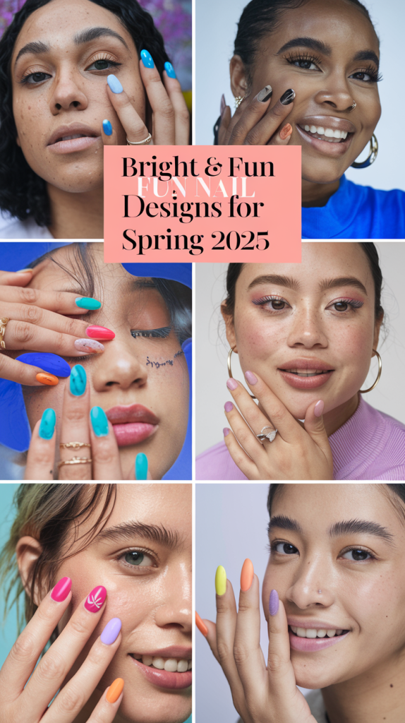 Cute Spring Break Nails 2025 – Fun & Bright Acrylic Designs