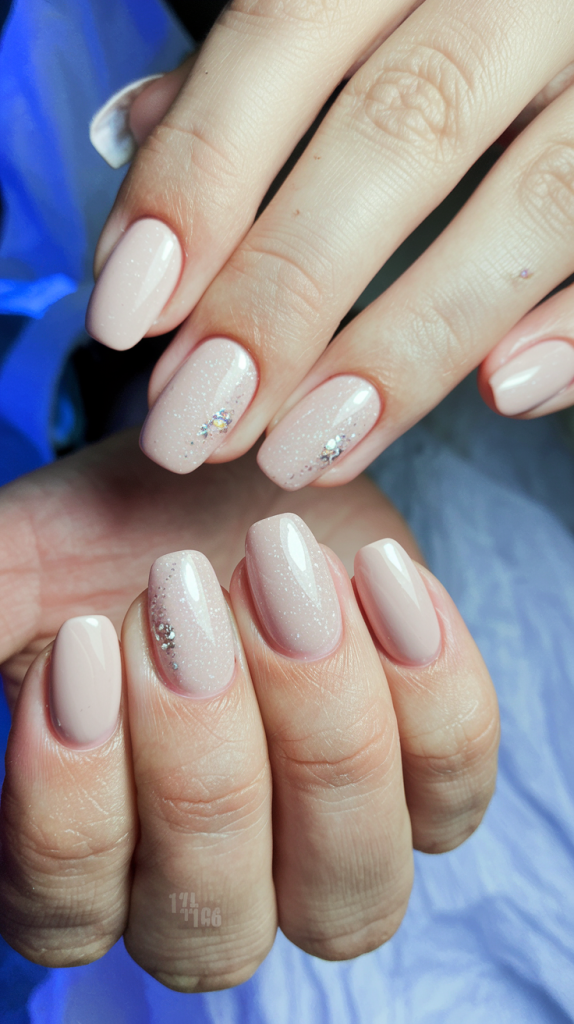 Spring Nude Nails 2025: Trendy Almond & Short Square Styles