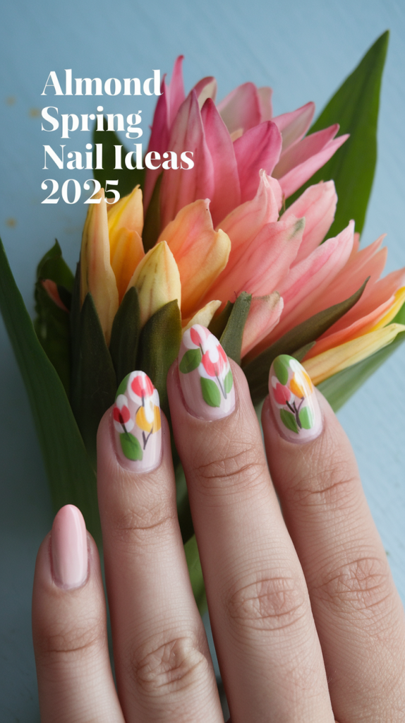 Almond Spring Nail Ideas 2025 – Trendy & Elegant Designs for March