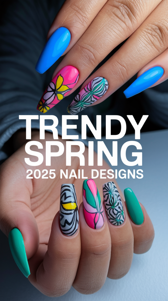 Spring Nail Art Designs 2025 – Fresh Short Gel & Acrylic Trends