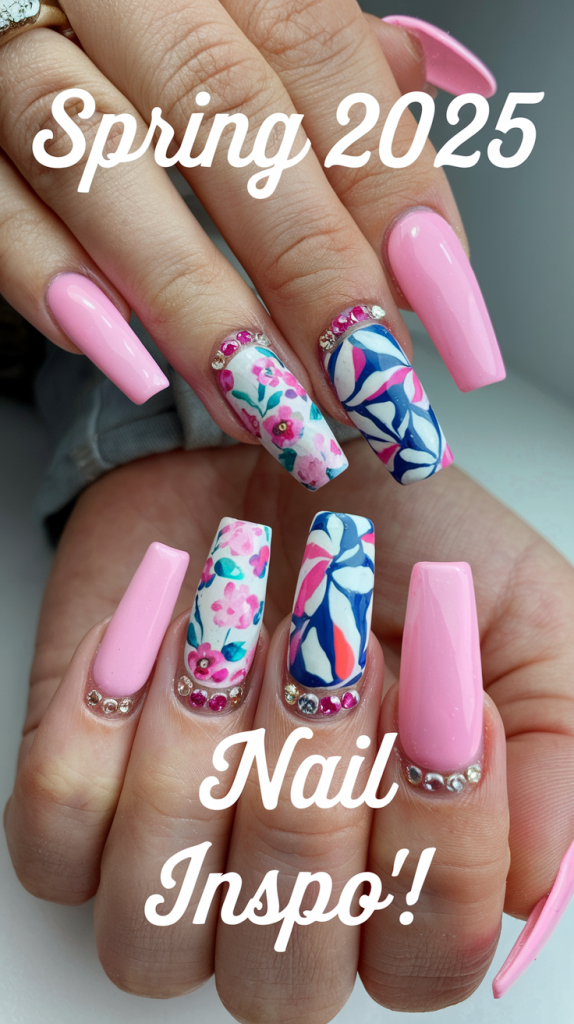 Spring 2025 Nail Inspo: Trendy Floral & Bold Designs