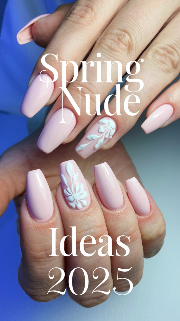 Spring Nude Nails 2025: Trendy Almond & Short Square Styles