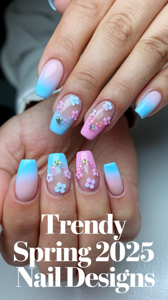 Spring Nail Art Designs 2025 – Fresh Short Gel & Acrylic Trends