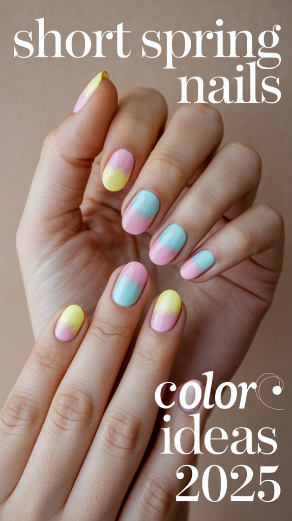 Short Spring Nails Color Ideas 2025 – Trendy Gel, Dip & Acrylic Looks