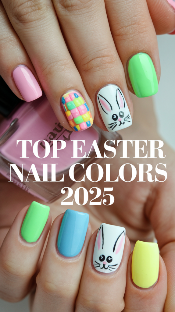 Easter Nails Color Ideas 2025 – Pastel, Floral & Egg-Inspired Designs