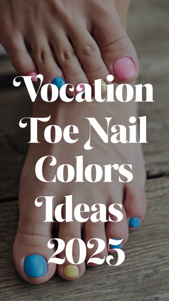 Vacation Toe Nail Colors Ideas 2025 – Trendy Pedicure Designs for Getaways