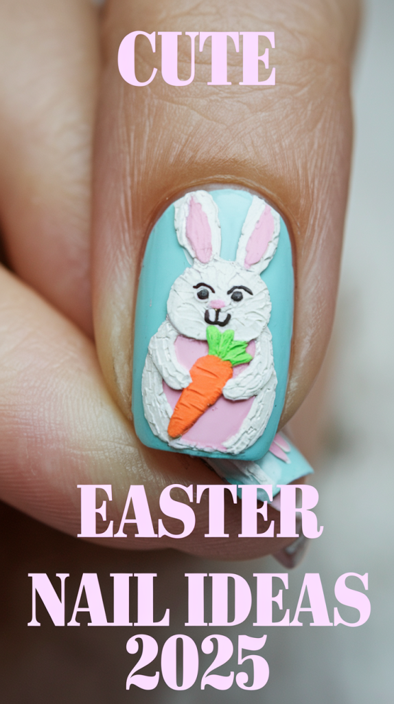 Cute Easter Nail Art Ideas 2025: Adorable Pastel & Bunny Designs